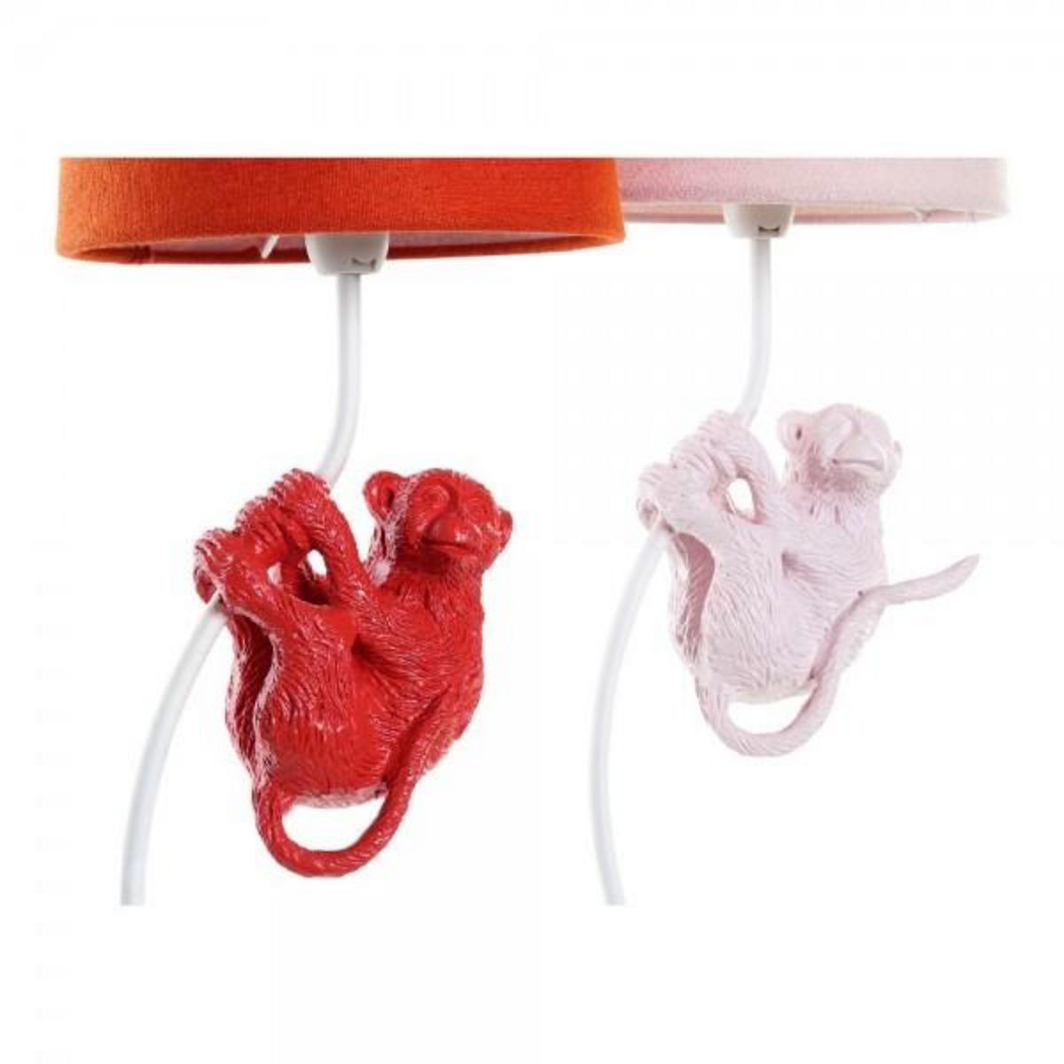 MARKET24 Lampe de bureau DKD Home Decor Polyester Résine (2 pcs) (19 x 17 x 53 cm)