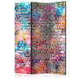 Voir la diapositive 1 : Paris Prix Paravent 3 Volets  Colourful Brick  135x172cm