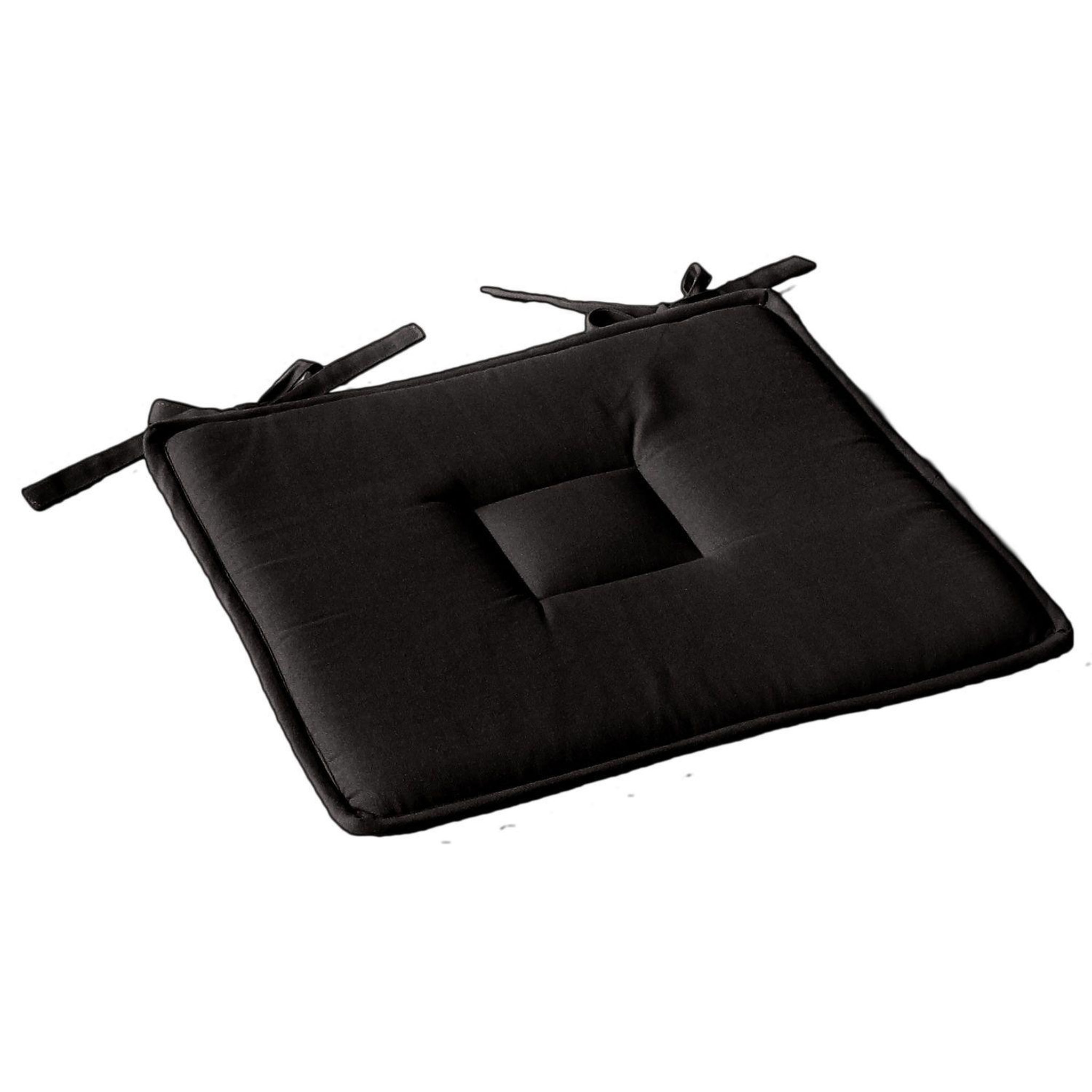 Voir la diapositive 3 : TOILINUX Lot de 2 galettes de chaise en coton panama