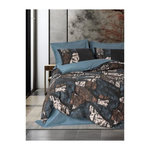 GENERIQUE Parure de lit - 129CTN34835 - 1 housse de couette 220 x 240 cm + 2 taies d'oreiller 60 x 60 cm - 100% coton ranforcé - Vert