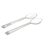 FIVE Couverts à Salade  Green  29cm Transparent