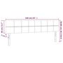 Voir la diapositive 6 : VIDAXL Tetes de lit 2 pcs Gris fonce 80x5x78/88 cm Velours