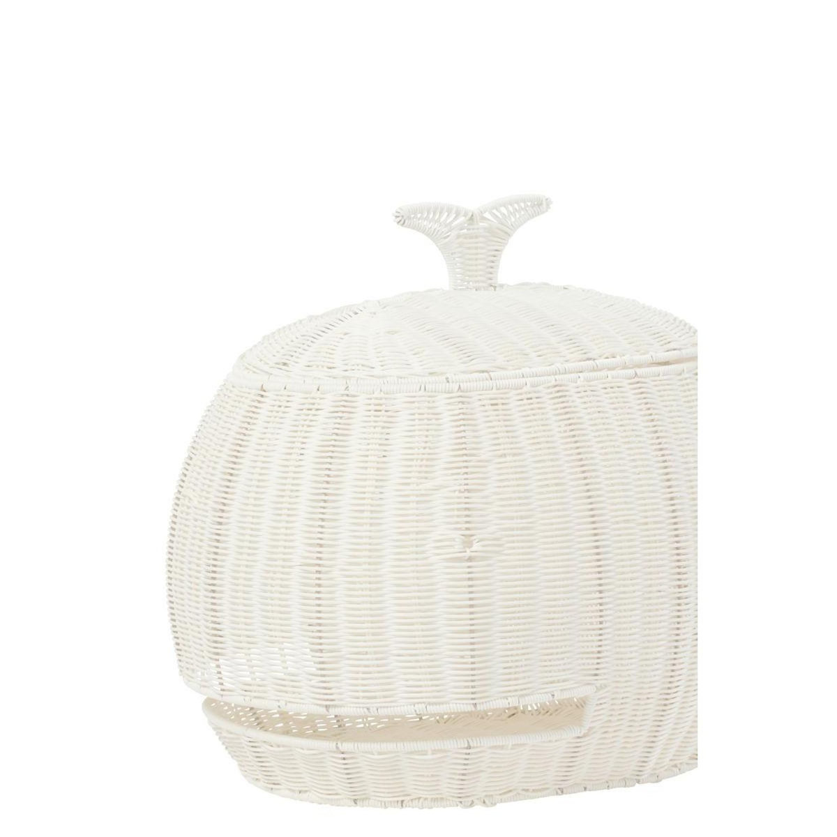 Paris Prix Panier de Rangement Enfant  Baleine  90cm Blanc