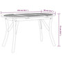 Voir la diapositive 6 : VIDAXL Table de jardin 150x90x75 cm Bois d'acacia solide
