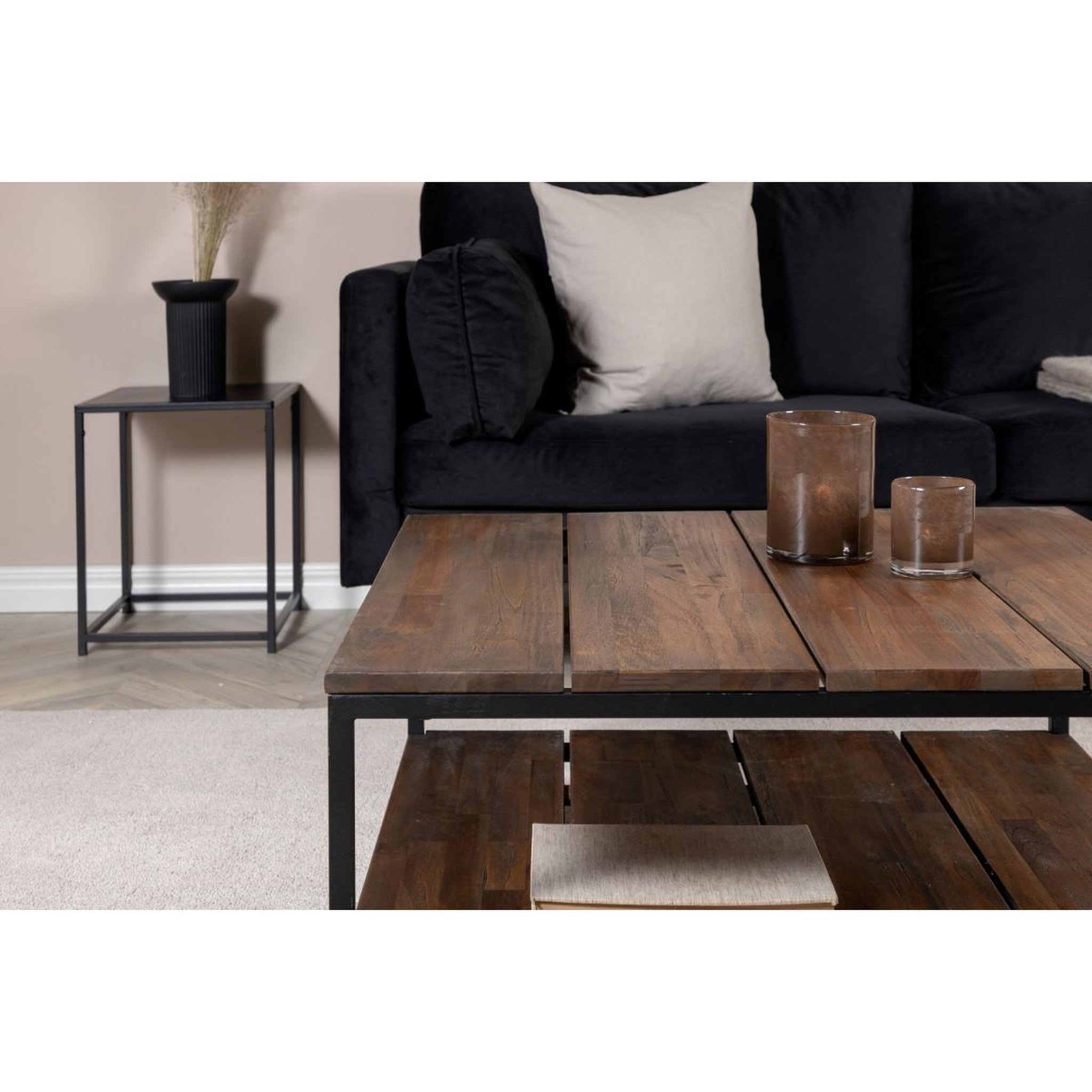Voir la diapositive 6 : Paris Prix Table basse en teck  padang  80cm naturel