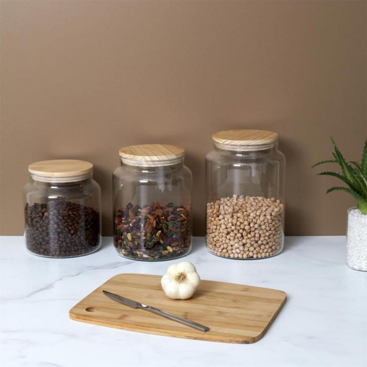 Paris Prix Bocal de Conservation  Aliments  2,9L Transparent