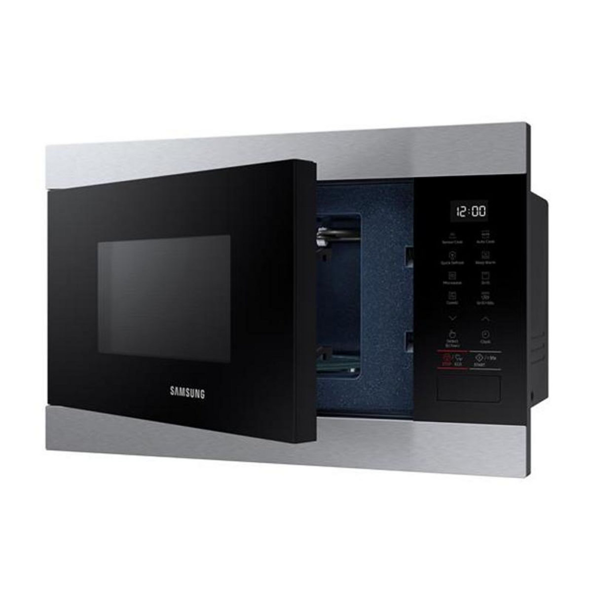 Samsung Micro-ondes + gril encastrable 22l 850w inox - mg22m8274at