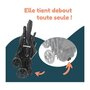 Voir la diapositive 4 : BAMBISOL Poussette double jumeaux - BAMBISOL - Combiné Poussette Double + Siege Auto I-size - 4 roues - Noir