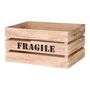 Voir la diapositive 3 : Paris Prix Lot de 2 Cagettes Déco  Fragile  54cm Naturel