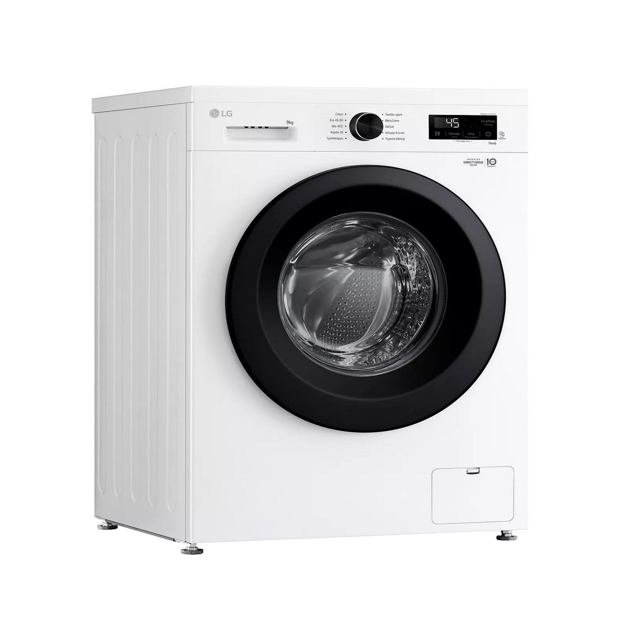 Voir la diapositive 3 : LG Lave-linge frontal 9kg 1400 tours/min - f94b15wh