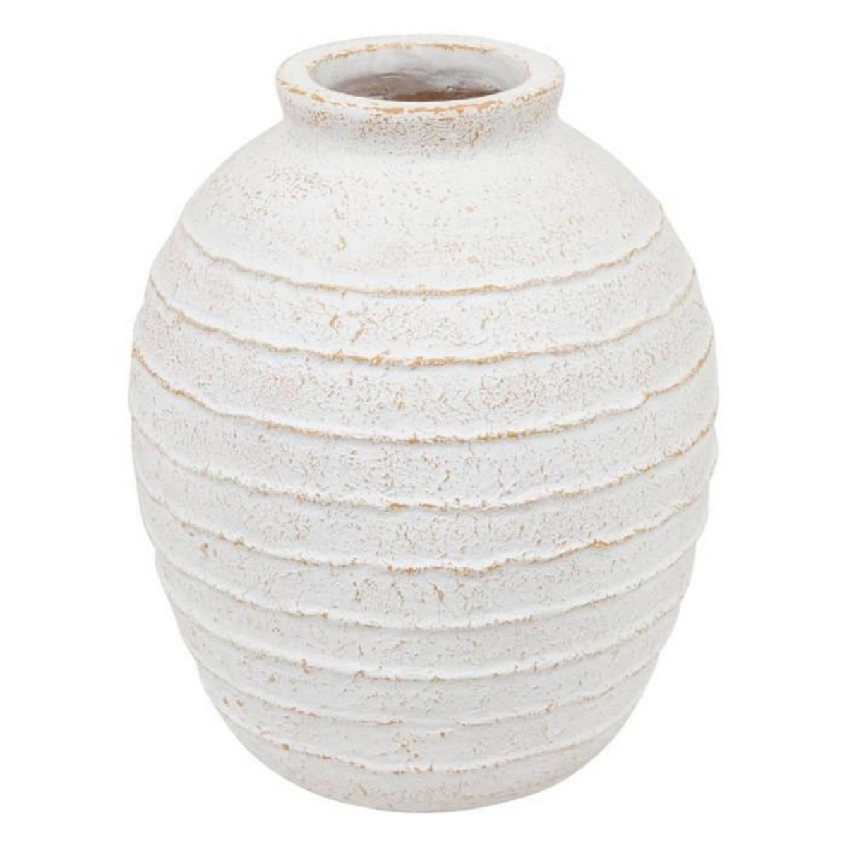 ATMOSPHERA Vase Jarre Déco  Romia  38cm Blanc