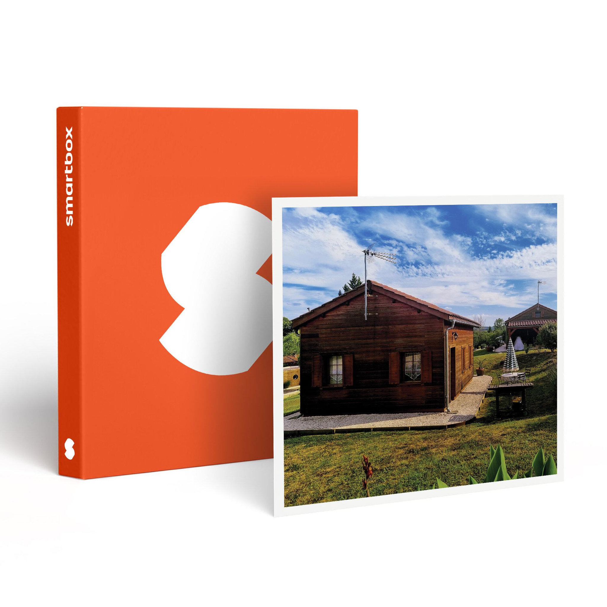 Smartbox 3 jours dans un chalet avec cocktail près d'agen - coffret cadeau séjour