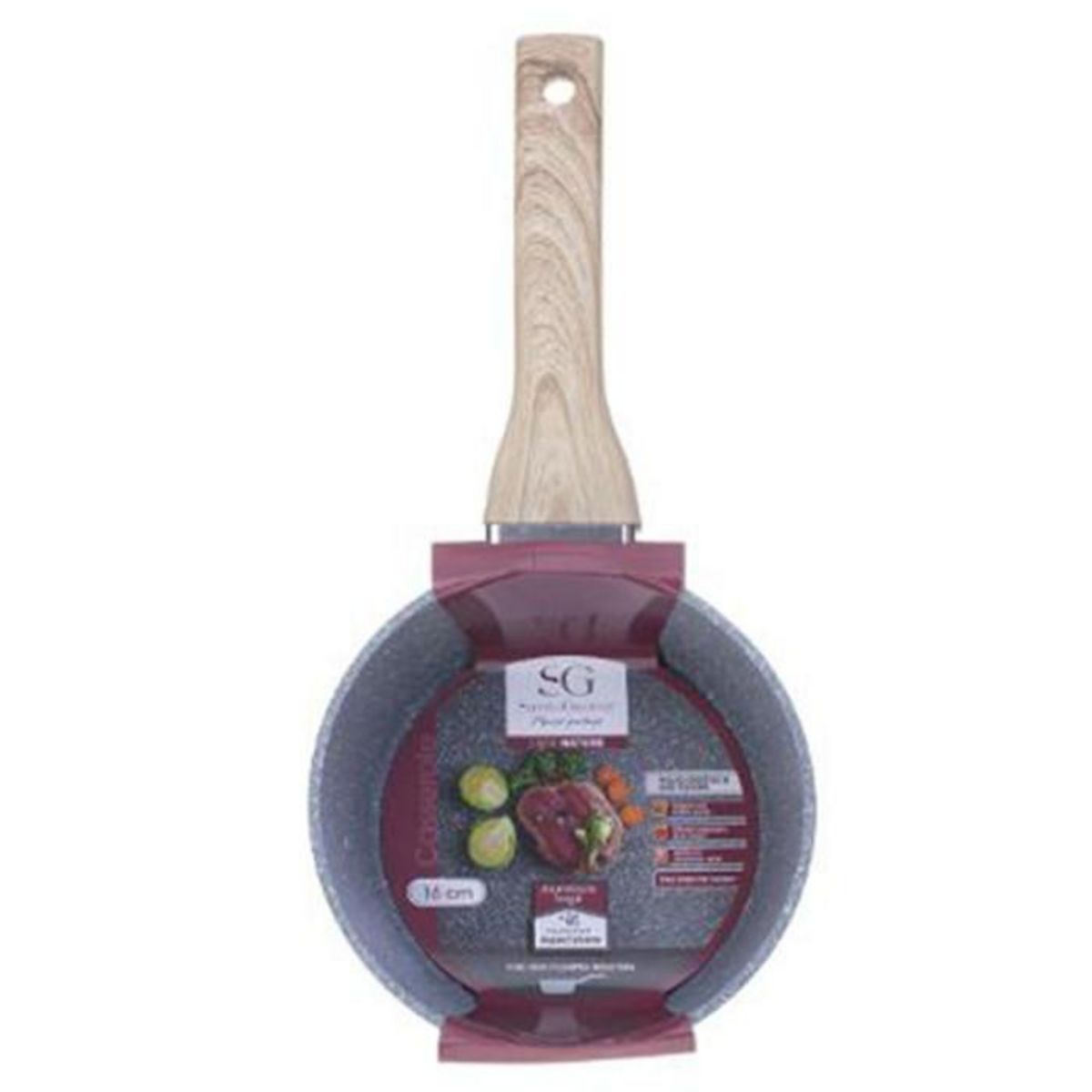 FIVE Casserole en Aluminium  Nature  16cm Gris