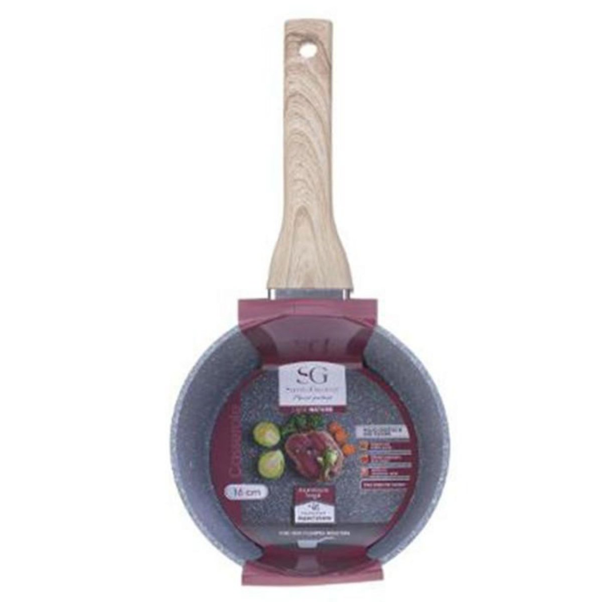 FIVE Casserole en Aluminium  Nature  16cm Gris