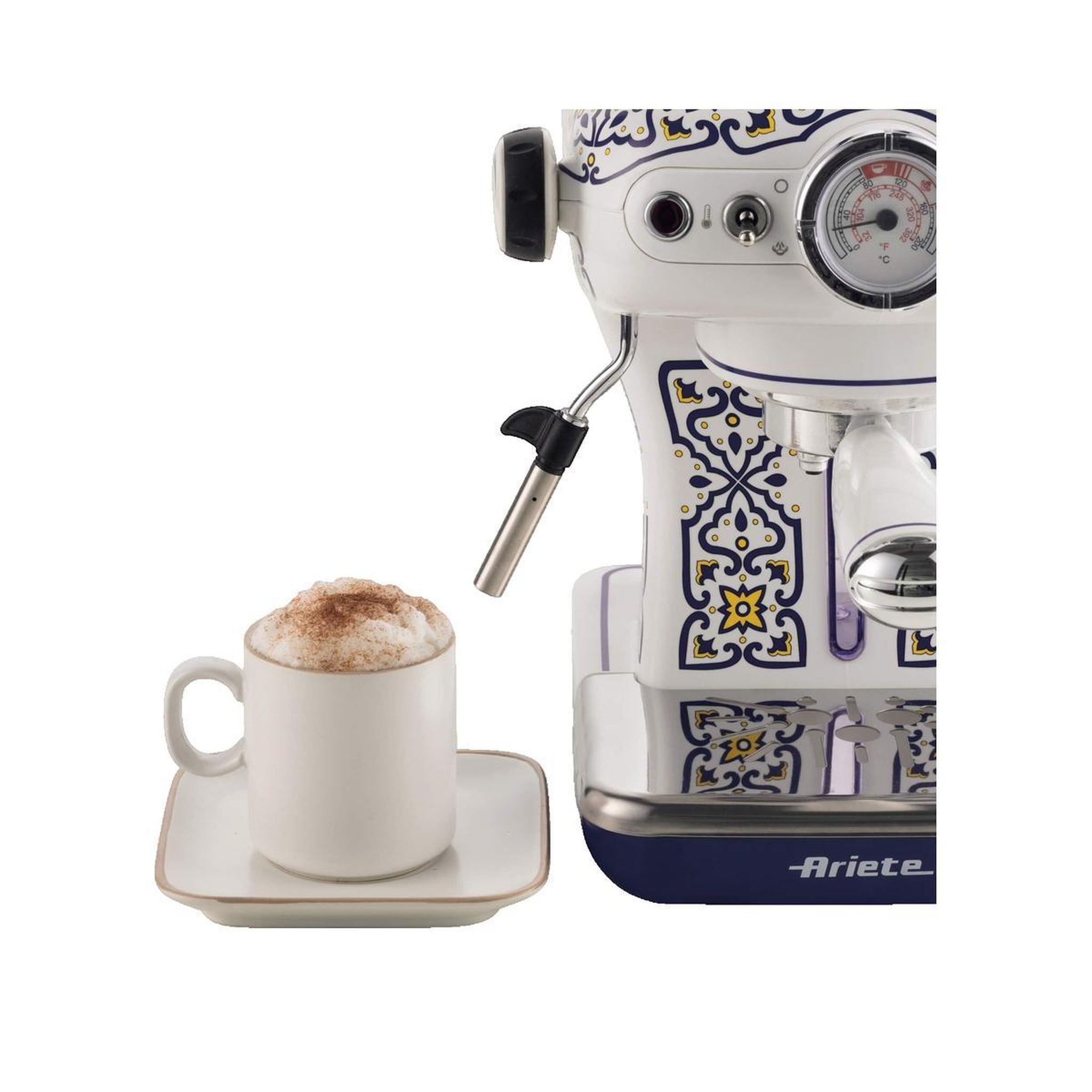 Voir la diapositive 2 : ARIETE Machine à café Ariete Ariete Espresso Capri 850 W 15 bars bleu