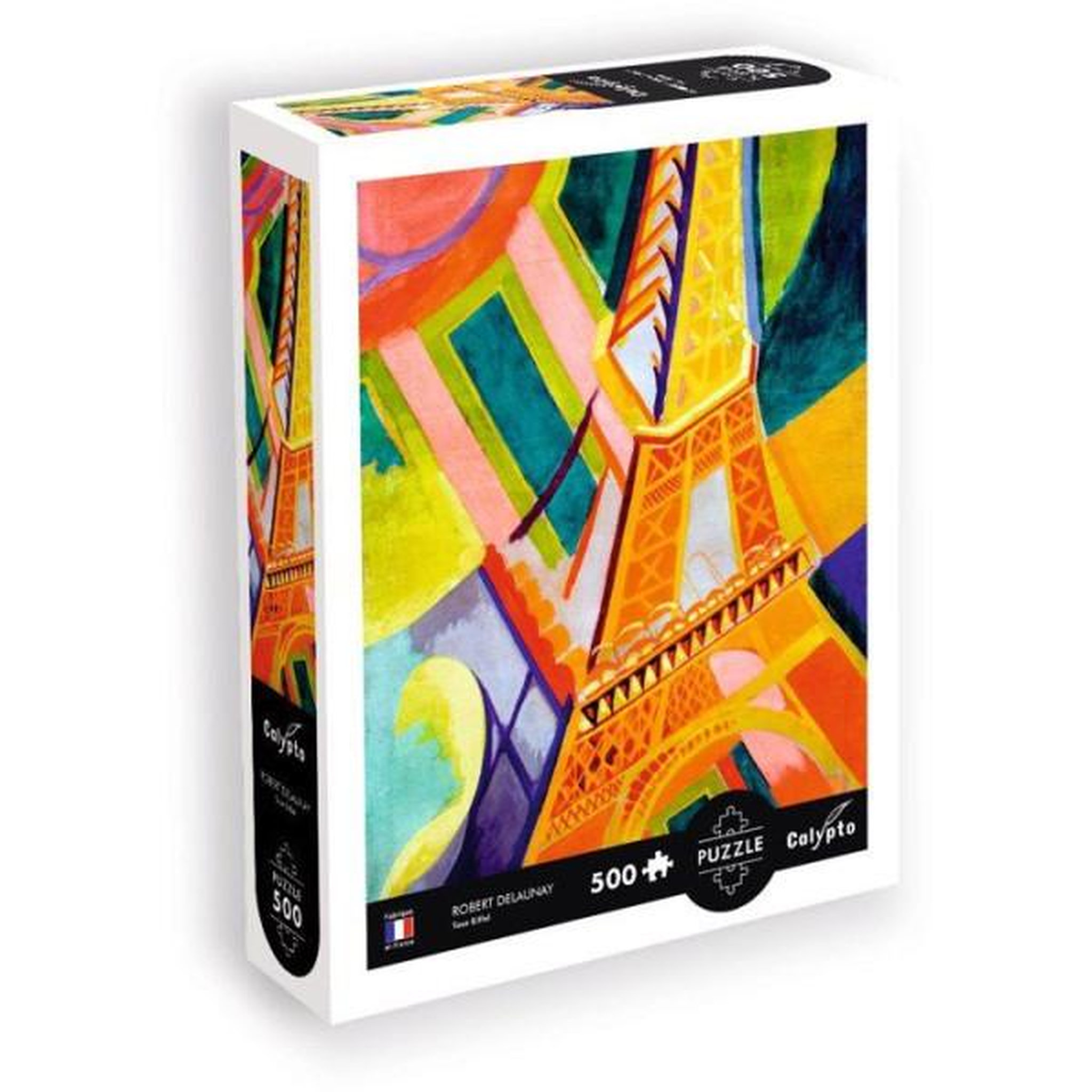 Sentosphere Puzzle - sentosphere - calypto - 500 pieces - tour eiffel - robest delauney - toucher soyeux - des 8 ans