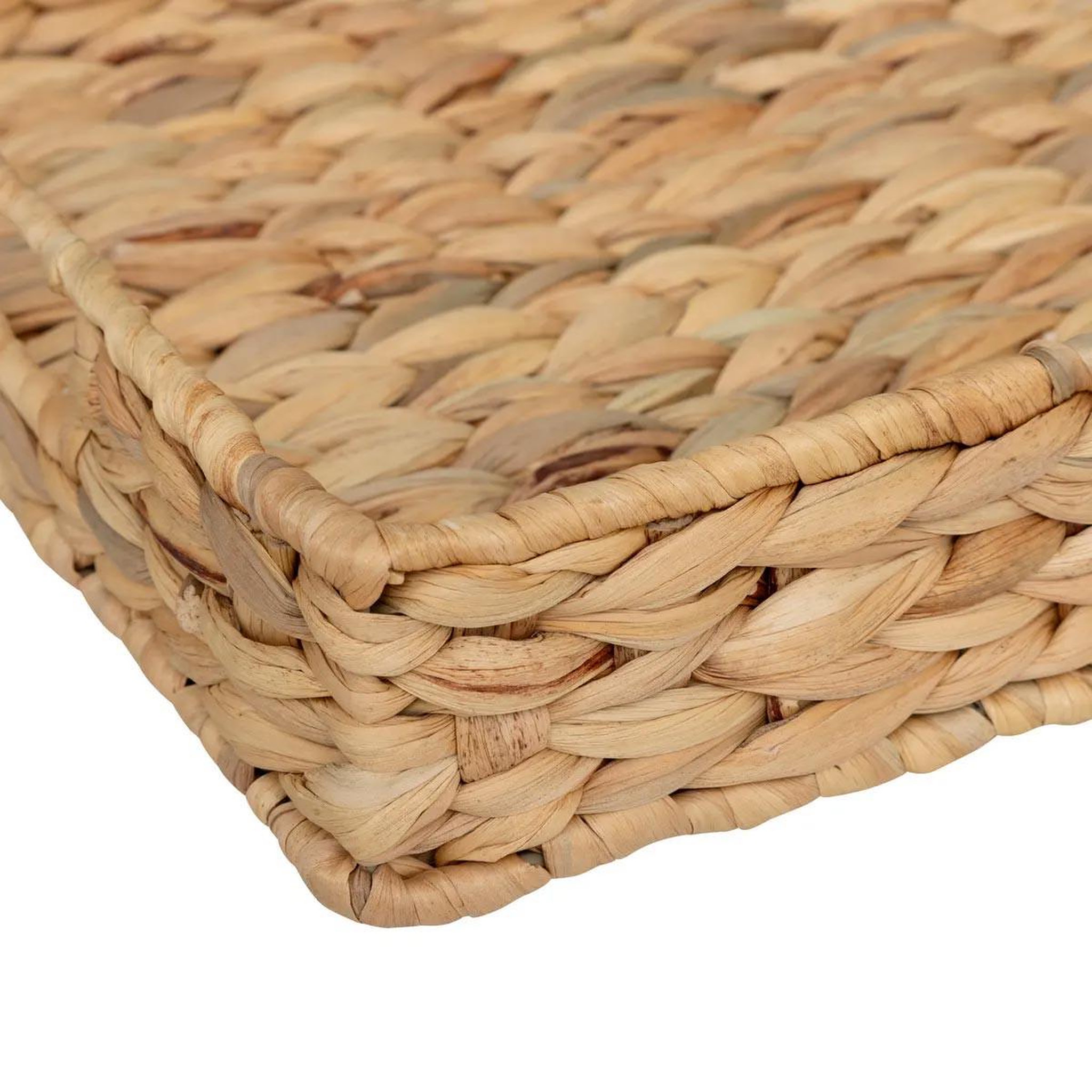 Voir la diapositive 2 : FIVE Plateau de service en jacinthe  harmony  45cm naturel