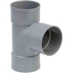 GIRPI Té d'évacuation à 87°30 femelle/femelle Ø 100 mm