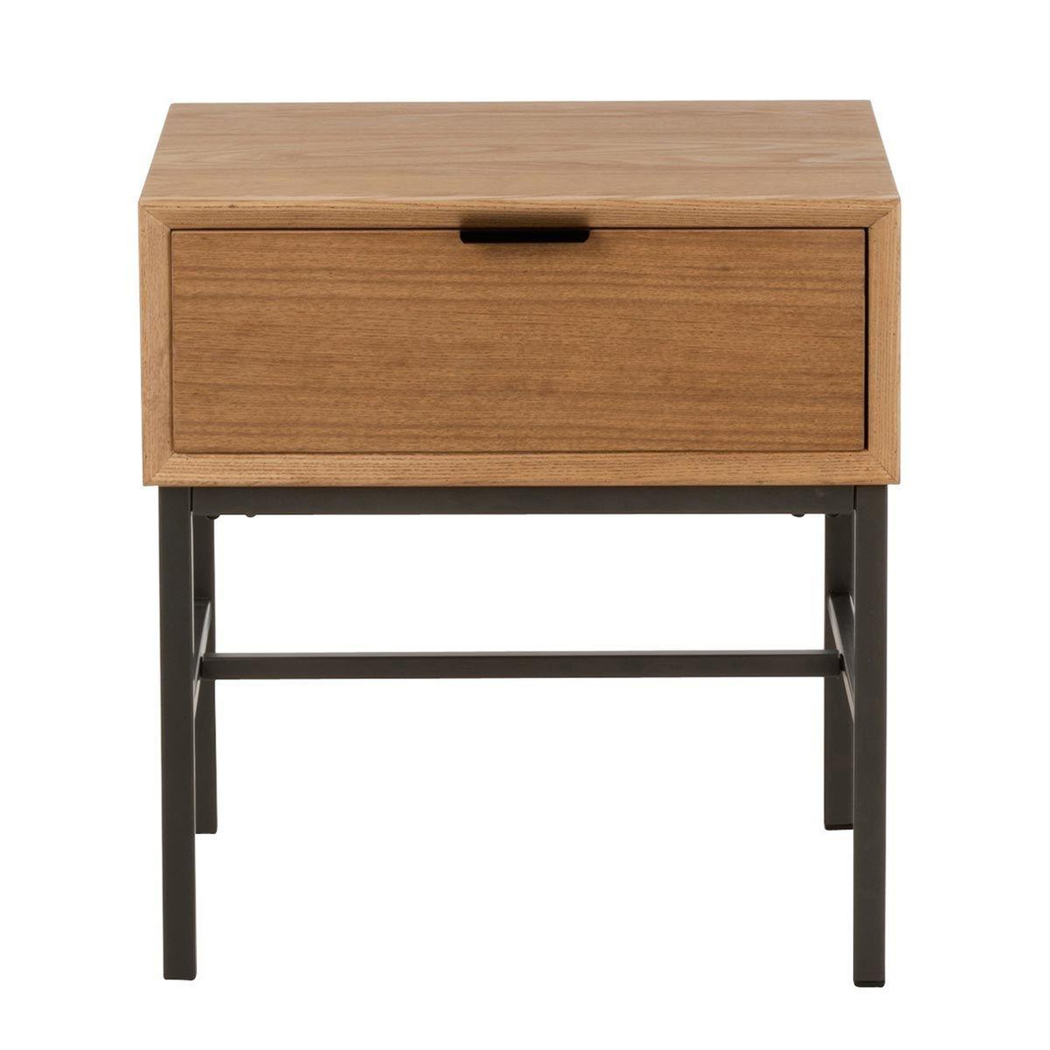 Voir la diapositive 2 : Paris Prix Table de Chevet en Bois  Guiseppe  51cm Naturel