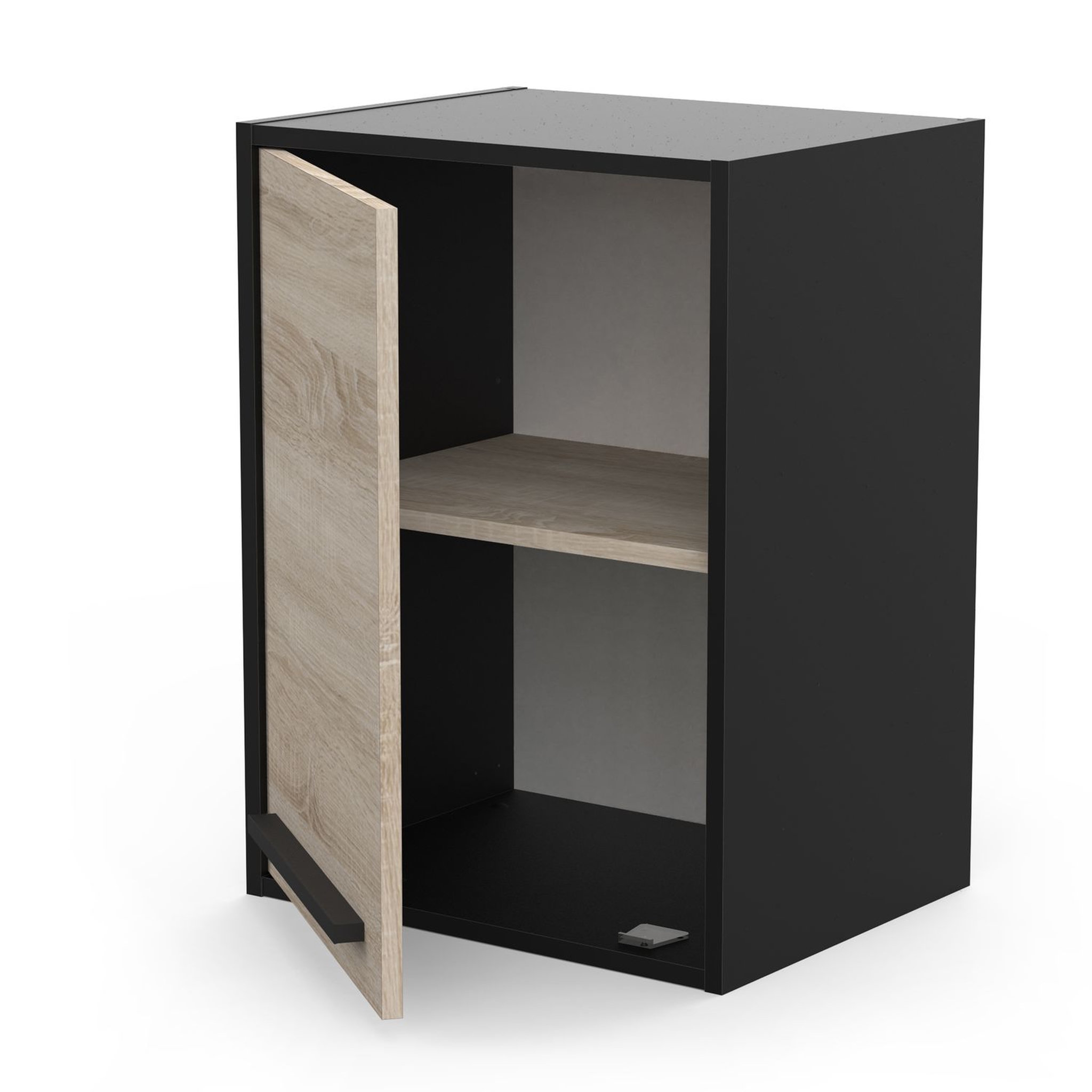 Voir la diapositive 4 : Meuble de cuisine haut 1 porte style industriel L44cm BRICKHOUSE