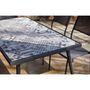 Voir la diapositive 6 : CONCEPT USINE Table de jardin et 6 chaises en céramique et pieds en métal MICA