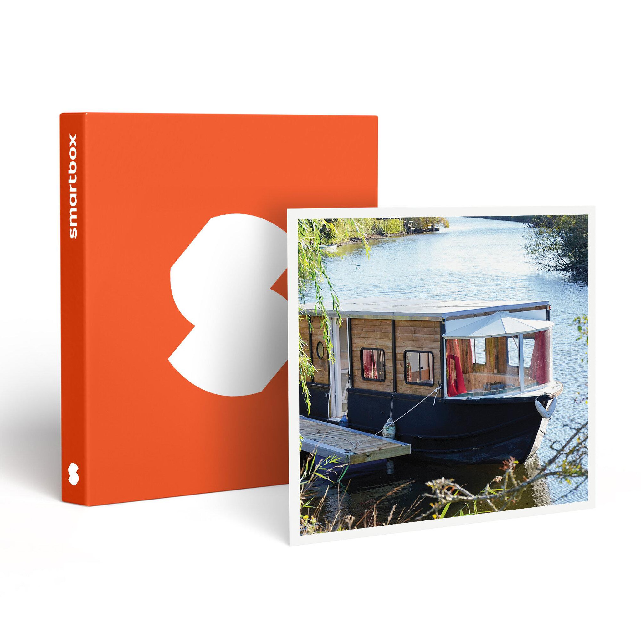 Smartbox 4 jours insolites à bord d'une péniche solaire en famille près de saint-nazaire - coffret cadeau séjour