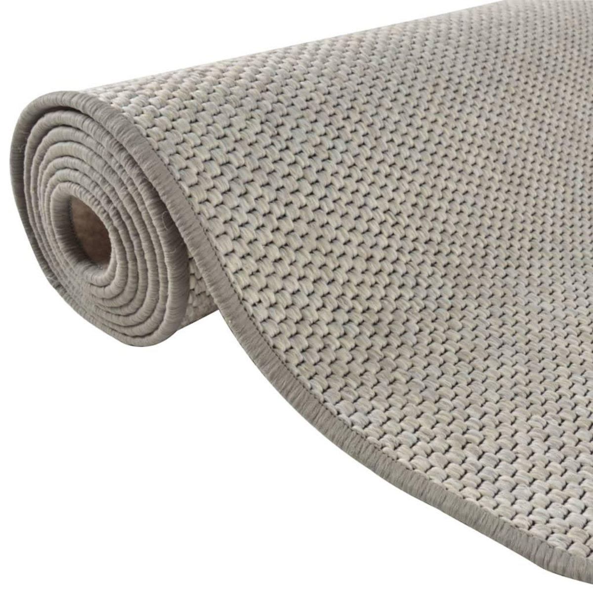 VIDAXL Tapis de couloir aspect sisal taupe 80x400 cm