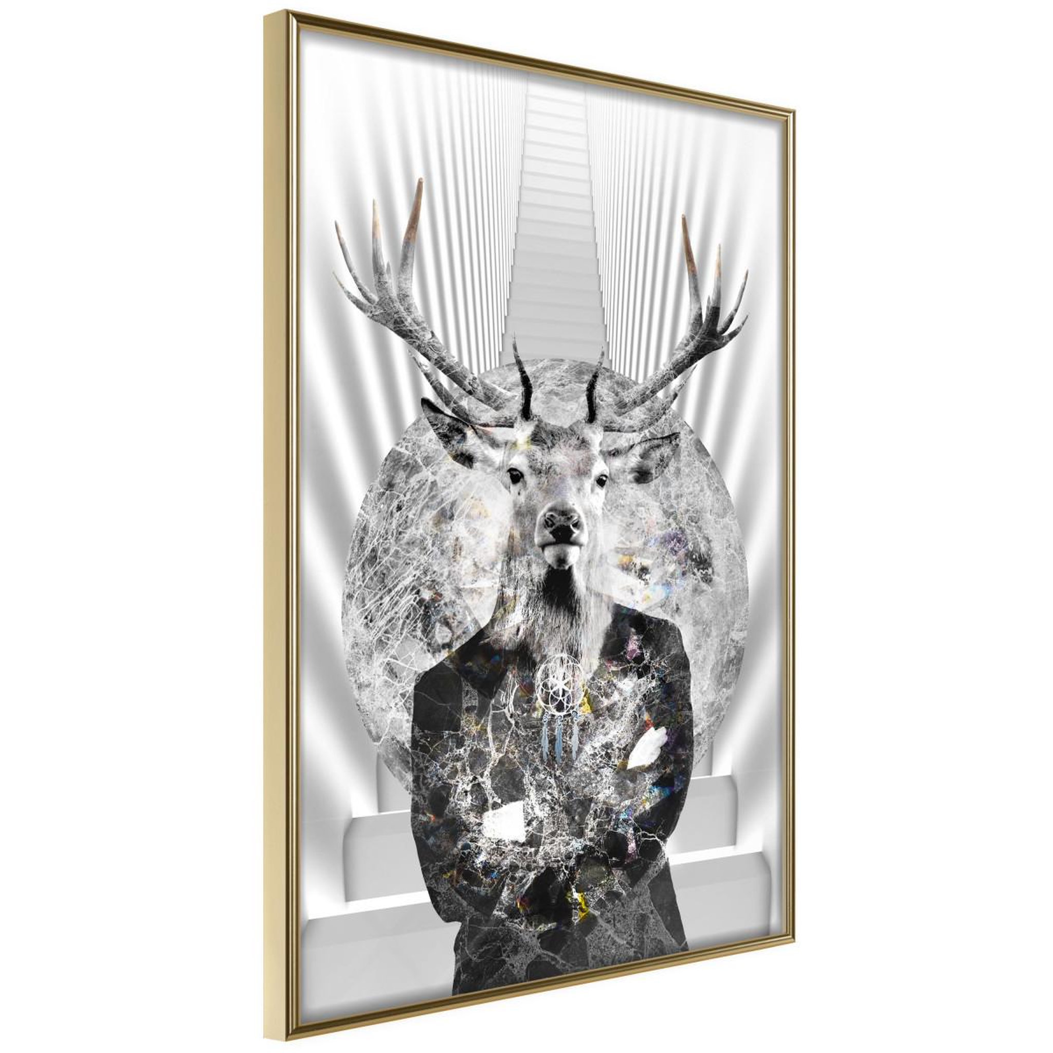 Voir la diapositive 1 : Paris Prix Affiche Murale Encadrée  Herd Leader