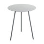 Voir la diapositive 2 : Paris Prix Table d'Appoint en Métal  Shelton  45cm Gris