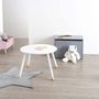 Voir la diapositive 3 : Atmosphera Kids Table Enfant Design  Douceur  60cm Blanc