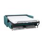 Voir la diapositive 7 : Canapé convertible 140 cm  système couchage express 3 places en tissu Gris clair ALICE 