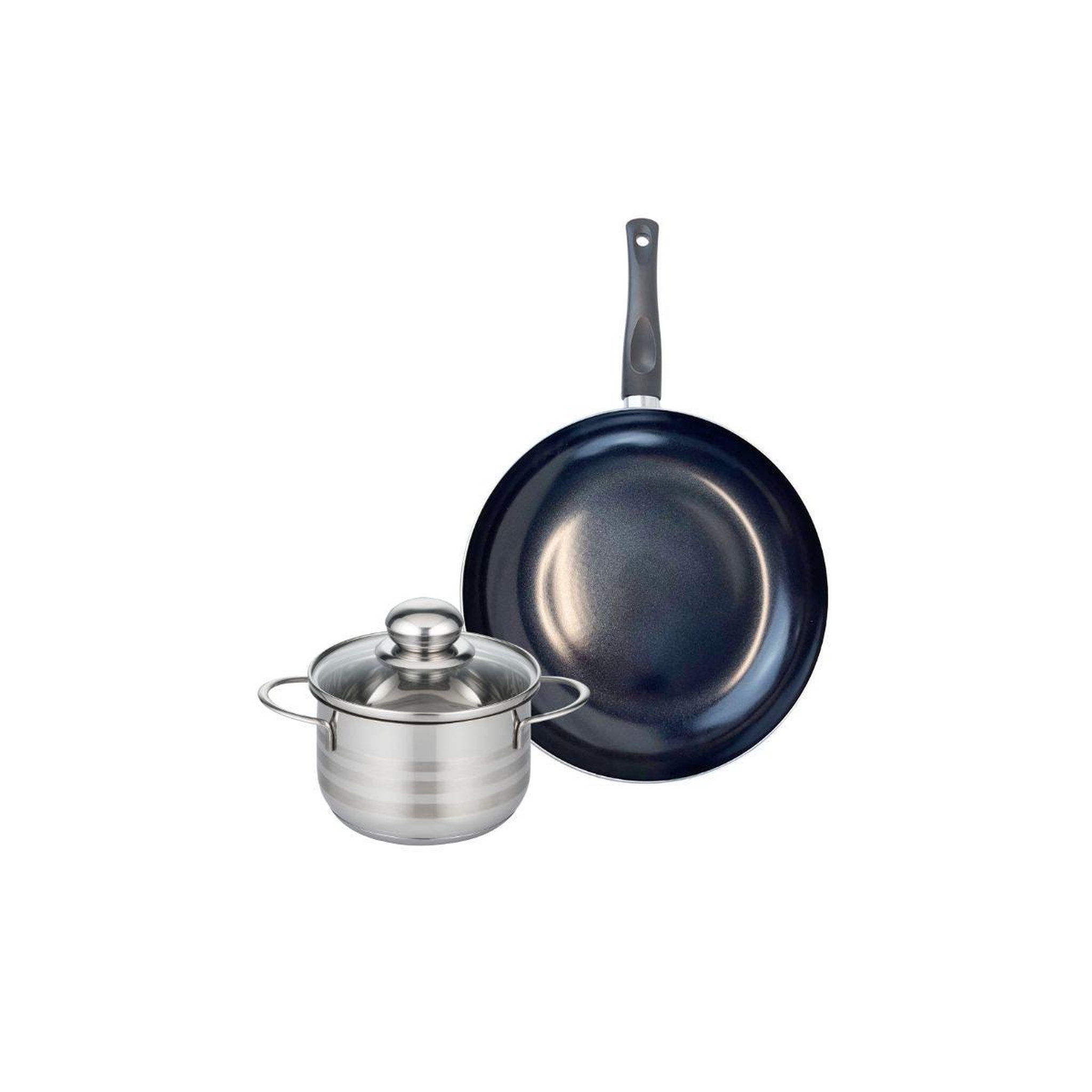 ELO Ensemble de 1 poêle de cuisson 28 cm et 1 faitout 16 cm elo prima brillant
