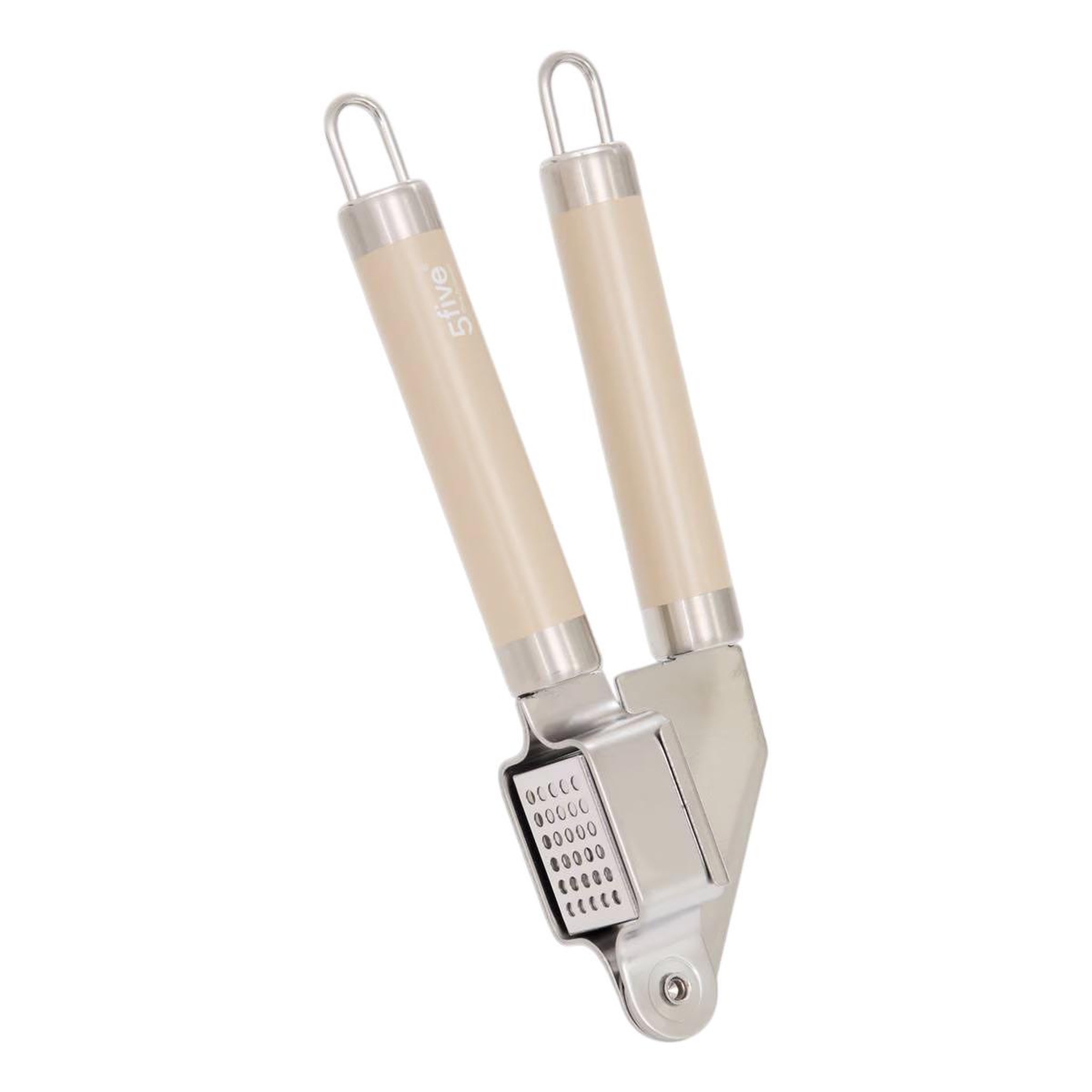 FIVE Presse ail en inox  solstice  19cm beige