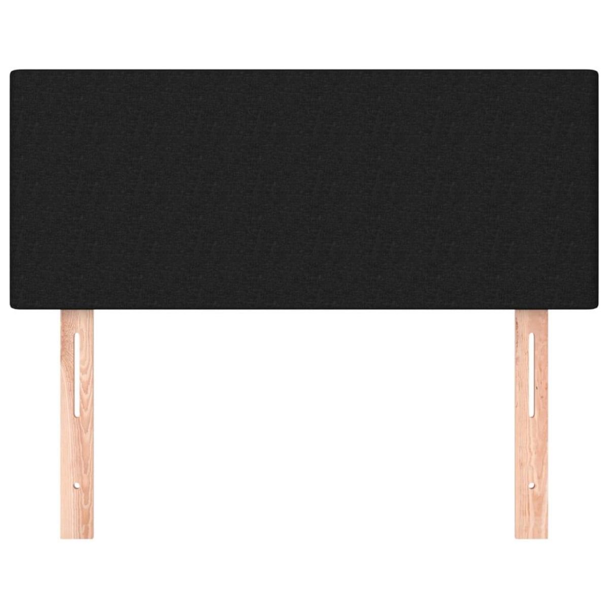 VIDAXL Tete de lit Noir 100x5x78/88 cm Tissu