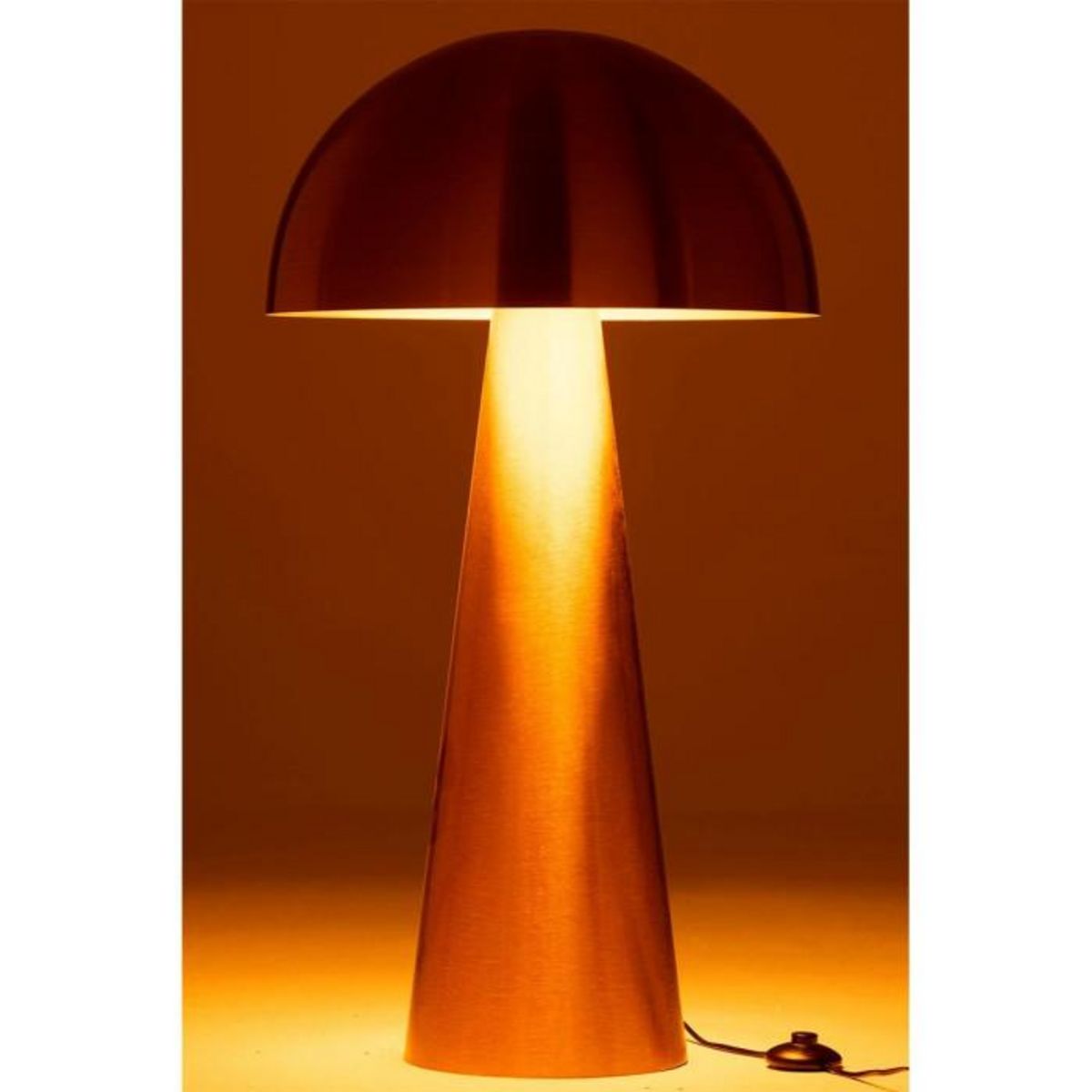 Paris Prix Lampadaire Design  Champignon  95cm Or Mat