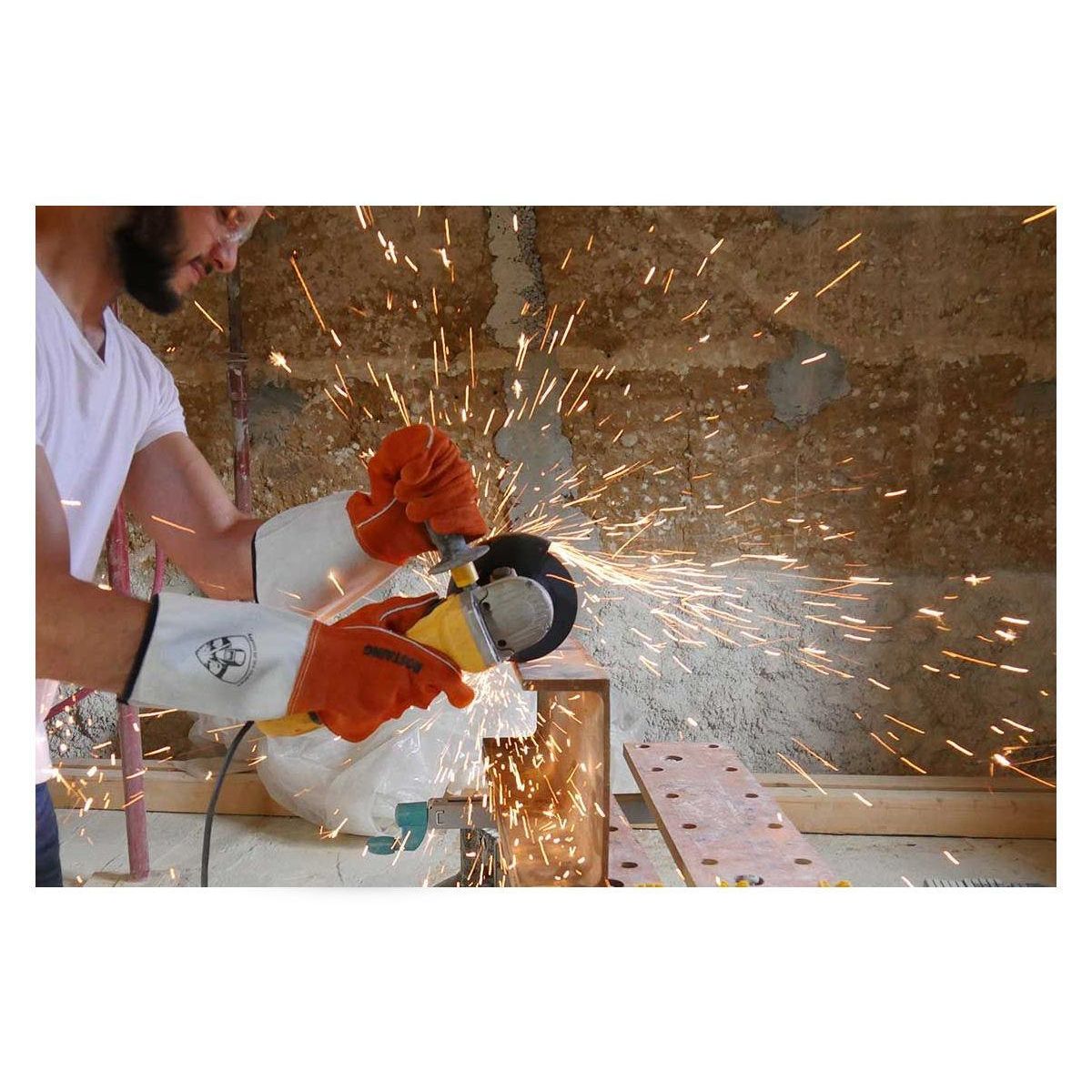 ROSTAING Gants de protection anti-chaleur 100°C pour soudage - Taille 9 - Rostaing