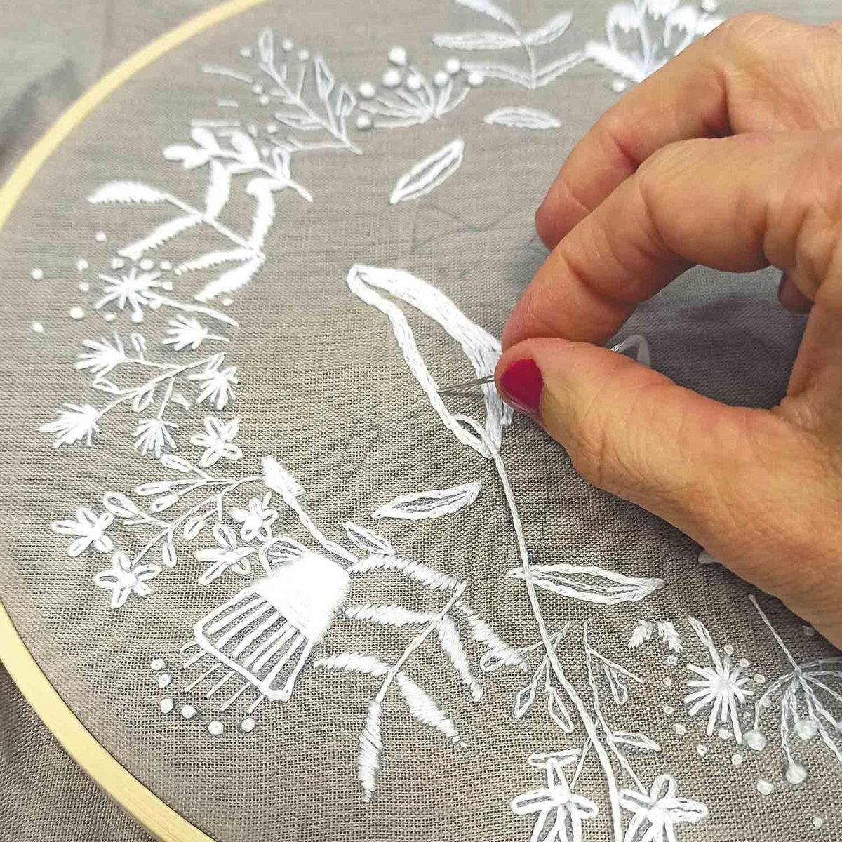 Graine créative Kit broderie décorative renard