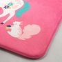 Voir la diapositive 2 : Paris Prix Tapis Enfant  Princesse Licorne  45x75cm Rose