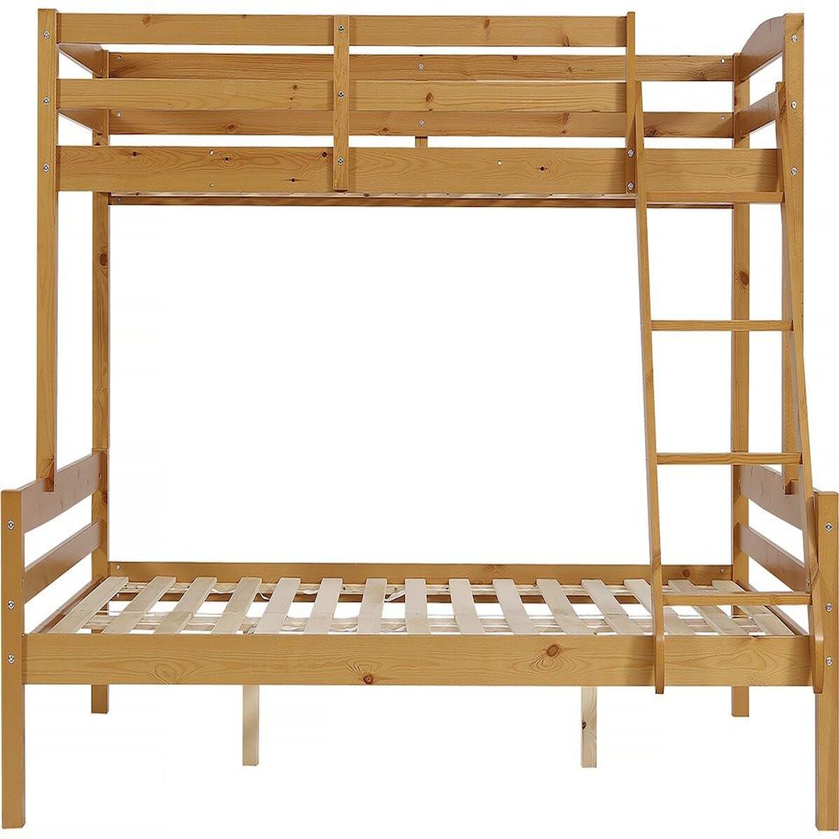 Habitat et Jardin Lit superposé en bois  Léa  - 140/90 x 190 cm - Marron