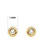 Voir la diapositive 3 : L'ATELIER D'AZUR Boucles d'Oreilles Solitaires Diamants de Synthèse 0.30 Carats - Or 18 Carats 750 Jaune
