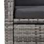 Voir la diapositive 5 : VIDAXL Ensemble a manger de jardin 3 pcs Gris