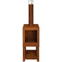 Voir la diapositive 4 : ESSCHERT DESIGN Esschert Design Cheminee d'exterieur avec rangement de bois FF298
