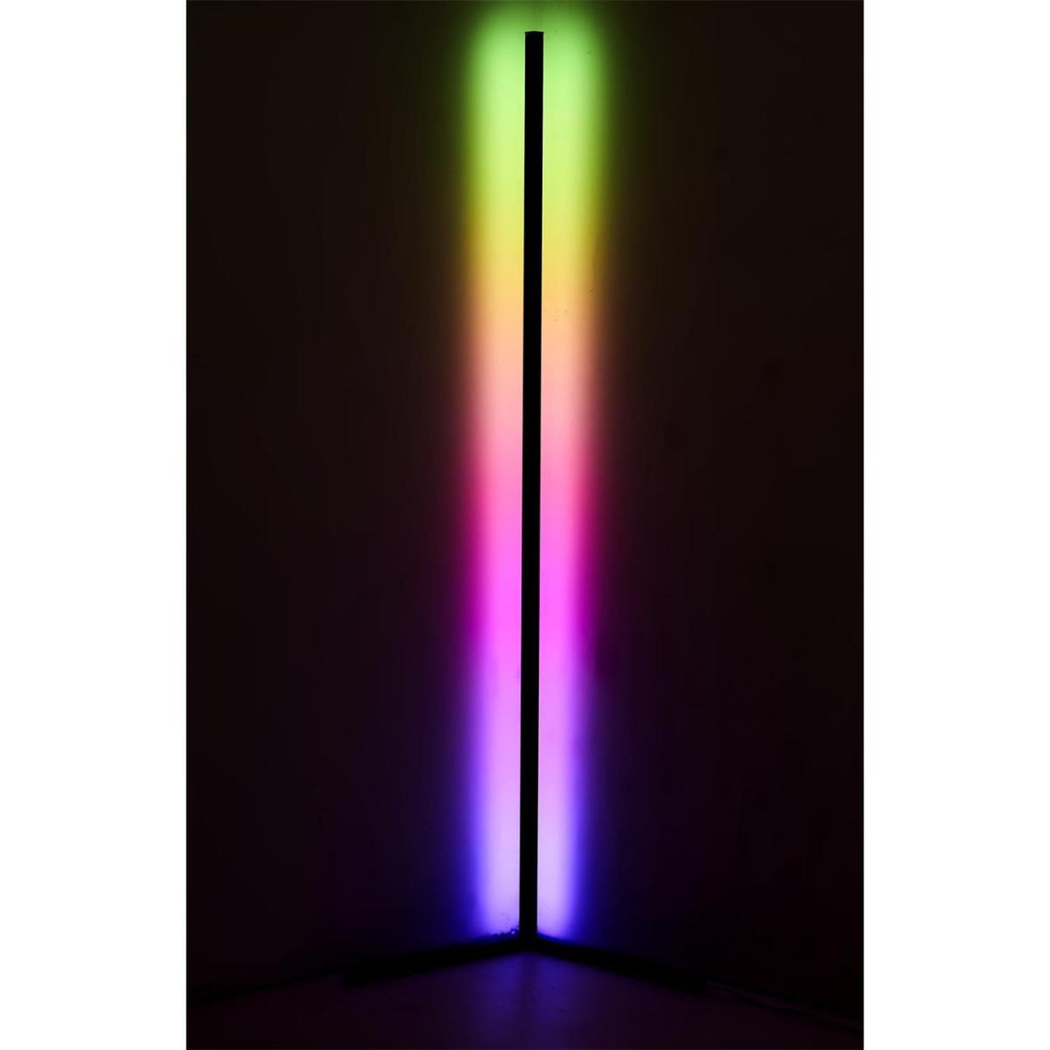 Voir la diapositive 6 : The Home Deco Factory Lampe d'Angle Tube  LED  140cm Noir
