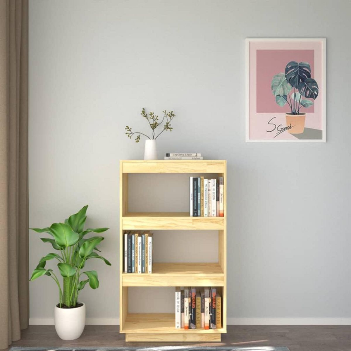 VIDAXL Bibliotheque/Separateur de piece 60x35x103 cm pin massif