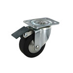 GUITEL POINT M Roulette Pivotante À Platine, Diam.65 Mm