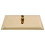 Voir la diapositive 4 : VIDAXL Pomme de douche pluie Acier inoxydable 40x40 cm Carree Dore