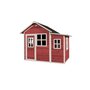 Voir la diapositive 1 : EXIT TOYS Maisonnette en bois pour enfants Loft 150 Rouge - Exit Toys