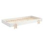 Voir la diapositive 3 : Paris Prix Lit Enfant en Bois  Modulo Arrow II  90x200cm Blanc