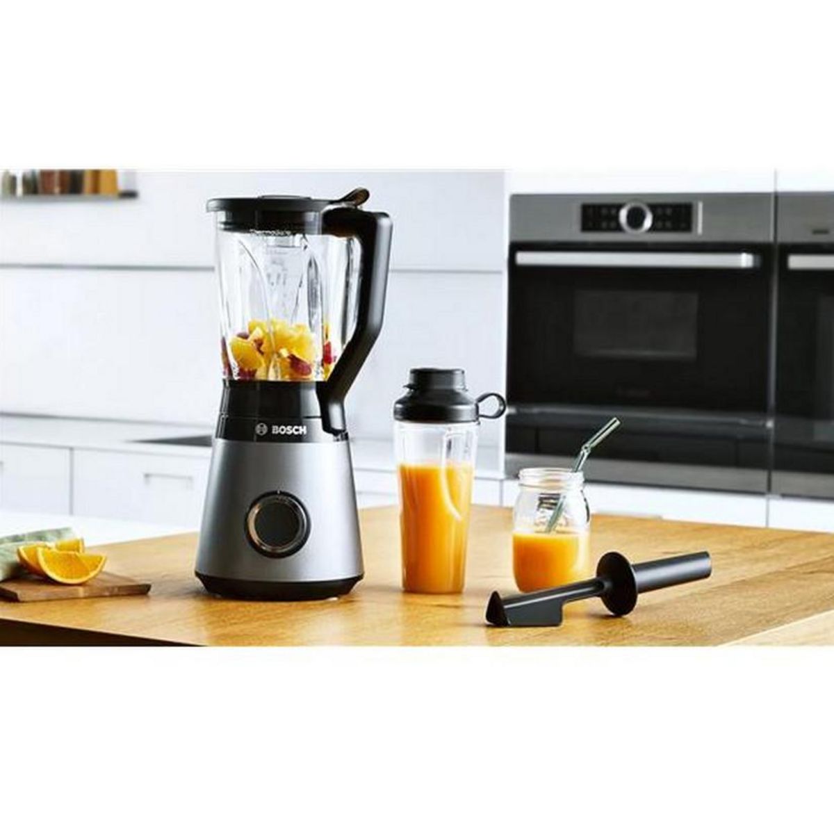 BOSCH Blender 1.5l 1200w noir/inox brossé - mmb6174s