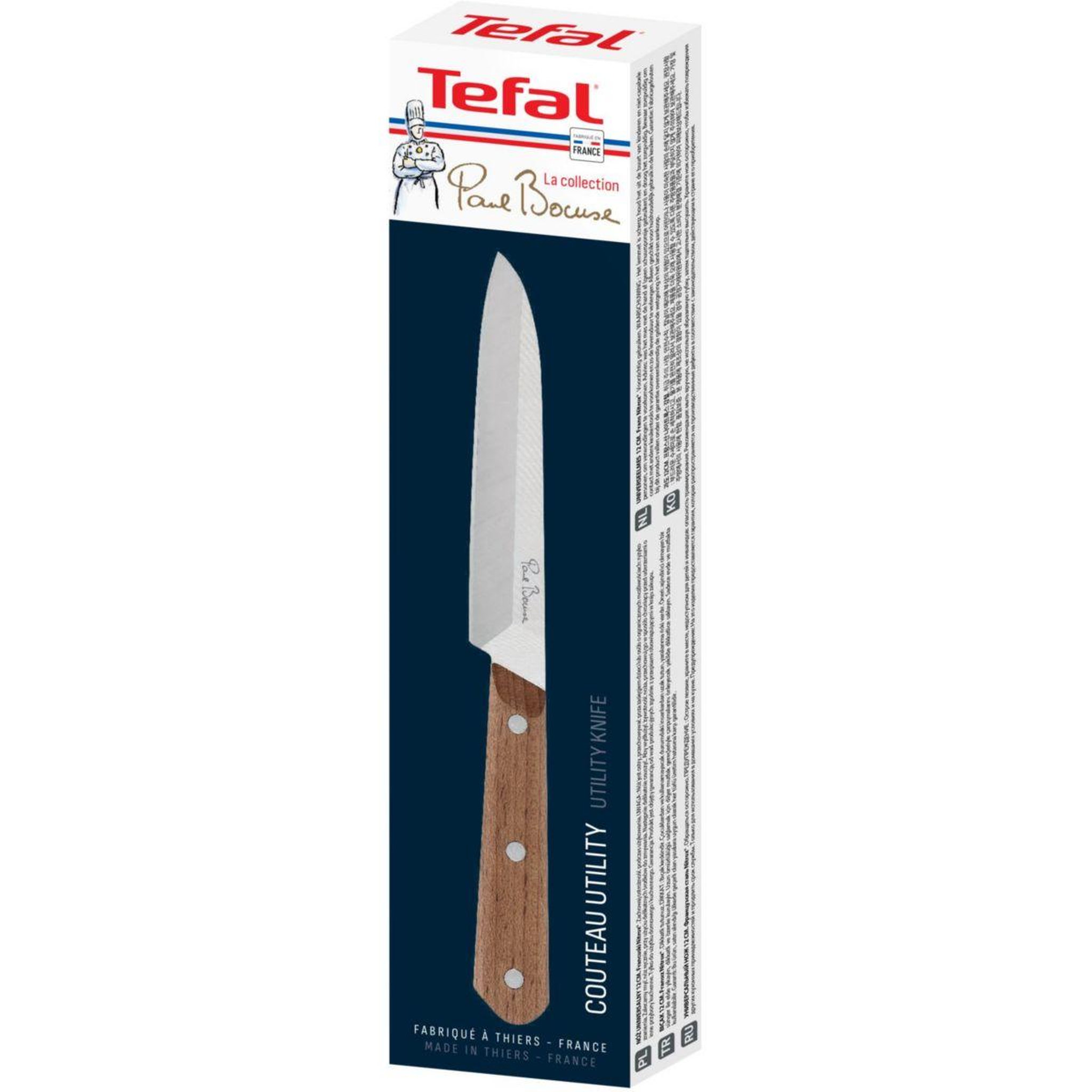 Voir la diapositive 2 : TEFAL Couteau d'office 12cm Collection Paul Bocuse